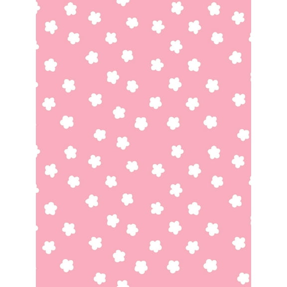 Daisy Removable Vinyl Wallpaper by Barbie - Bubblegum