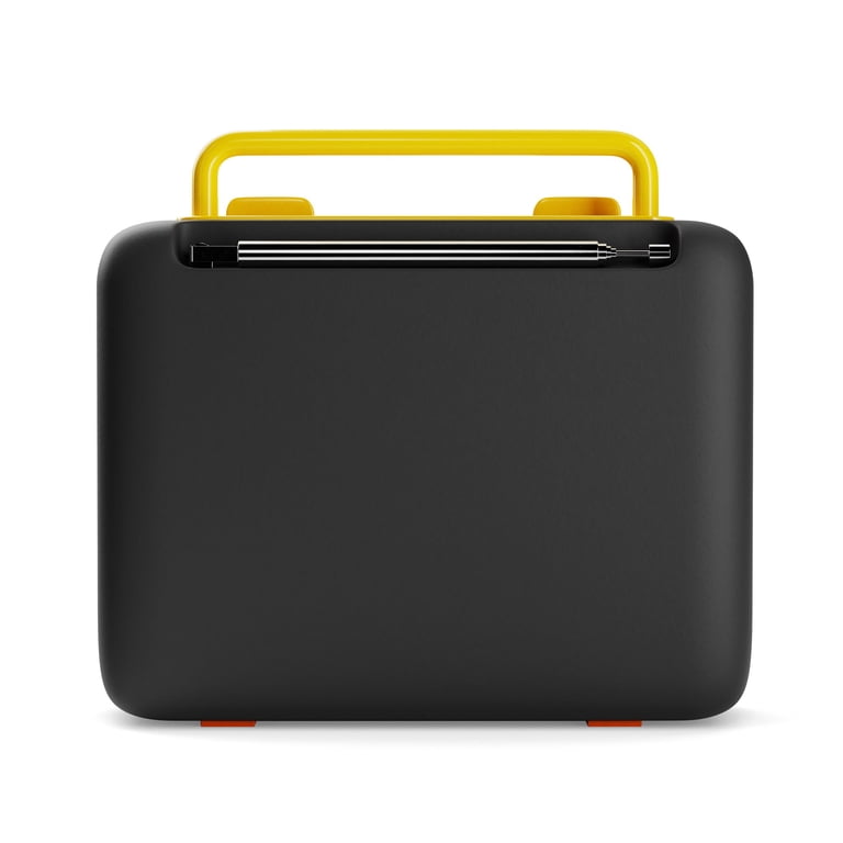 Dolphin RTX-10 Retro Box Mini Bluetooth Speaker - Yellow - Walmart.com