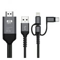 thumbnail image 1 of 3 In 1 Mhl Usb Type C To Hdmi Cable 1080p Hd Tv Adapter For Android & Ios, 1 of 4