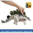 thumbnail image 6 of Jurassic World Dominion Gigantic Trackers Stegosaurus Action Figure Toy, Motion & Tracking Gear, 6 of 7