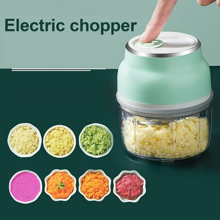 

KKCXFJX Mini Garlic Chopper Garlic Press Mincer Pepper Chili Vegetable Meat Grinde