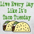 thumbnail image 3 of CafePress - Taco Tuesday Light T Shirt - Light T-Shirt - CP, 3 of 4