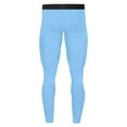 thumbnail image 5 of Pejock Sports Running Set for Men, Men's Compression Shirt Skin-Tight Pants, uick Dry Fitness Tracksuit Suit Two-piece Gym Light Blue XXL (US Size:12), 5 of 6