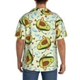 thumbnail image 5 of Sigee Avocado Doing Sport Print Men's Shirts Casual Button Down Short Sleeve Summer Beach Shirt Hawaiian Vacation Shirts Tee Shirt-4X-Large, 5 of 7