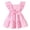 Pink, variant on mgoYE Toddler Baby Girl Dress Flutter Ruffle Sleeveless Square Neck Bow Summer Boho Swing Dresses(Pink,12-18 Months)