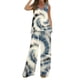 thumbnail image 2 of Ichuanyi liquidación de verano para mujeres sueltas de 2 piezas estampados impresos con cuello redondo tops sin mangas y pantalones largos traje de pistas ICHUANYI WER202308210914, 2 of 5