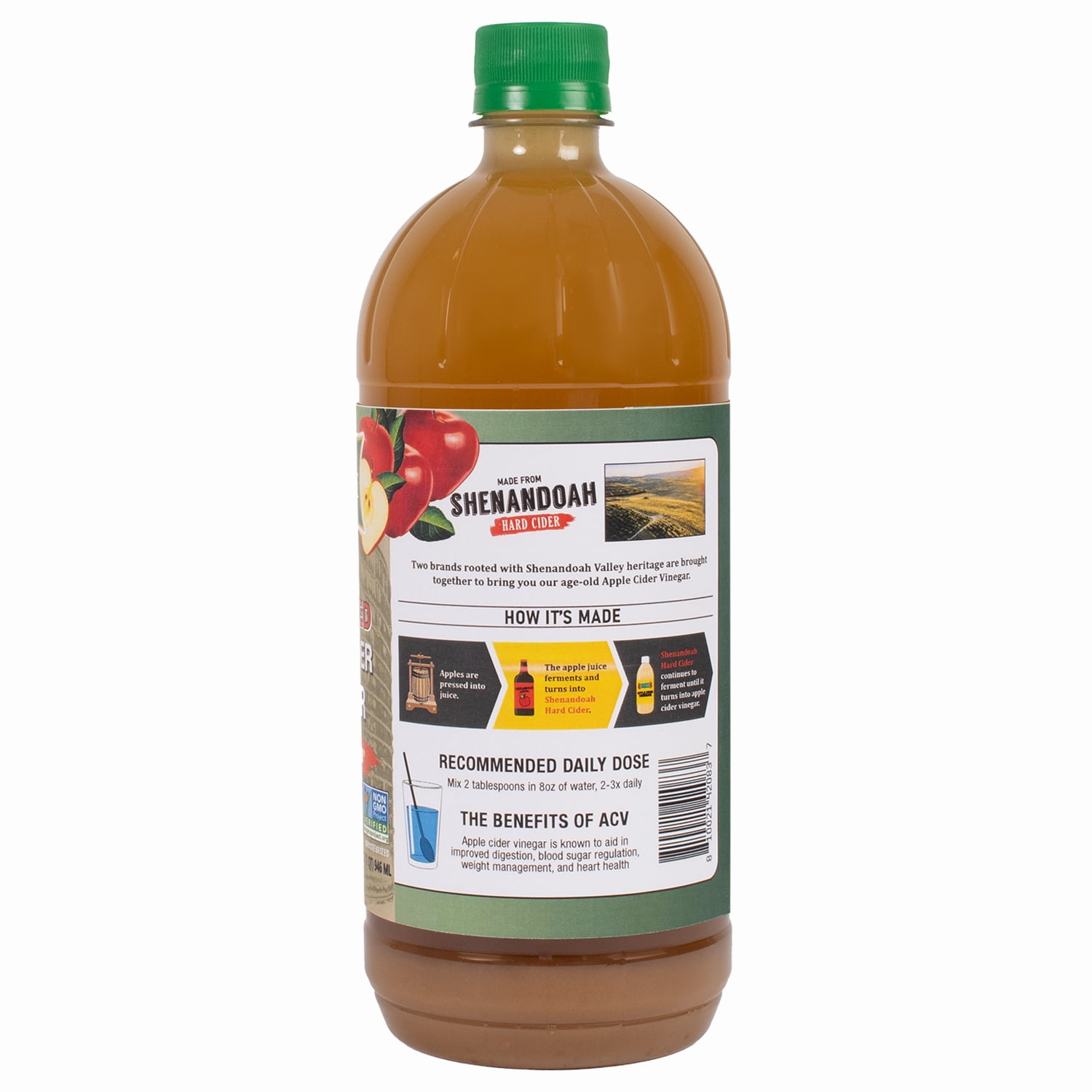 White House All Natural RAW Unfiltered Apple Cider Vinegar, 32 fl oz