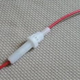 thumbnail image 3 of 10Pcs White Agc Glass Inline Fuse Holder Quick Connect Cable Socket for 20Awg, 3 of 7