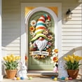 thumbnail image 5 of Easter Bunny Door Cover, Happy Easter Banner Door Cover, Colorful Bunny Egg Themed Porch Sign,Large Front Door Wall Backdrop for Indoor Outdoor Spring Party Decorations and Photo Booth Props, 5 of 7