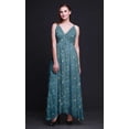 thumbnail image 3 of Bimba Bird Ladies Printed Resort Maxi DrawstringDressSpaghetti Strap Beach Wear-X-Small, 3 of 6
