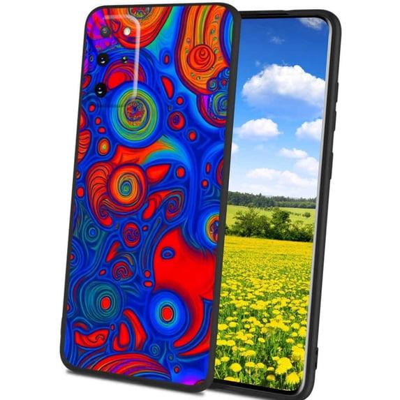 Compatible with Samsung Galaxy S20+ Plus Phone Case, Trippy-Psychedelic-19 Case Silicone Protective for Teen Girl Boy Case for Samsung Galaxy S20+ Plus