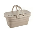 thumbnail image 1 of Billuyoard Estuche de almacenamiento Suministros de picnic Caja plegable Mano de obra fina multicolor Equipo de campamento exquisito Almacenamiento y organización del hogar Café, 1 of 6
