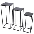 thumbnail image 5 of 3 PCS Geometric Floral Display Holder, Metal Road Lead Stand for Wedding Decoration, Flower Centerpiece Column Set, 5 of 21
