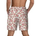 thumbnail image 4 of Uemuo Rose Flowers Pattern Mens Swim Trunks Quick Dry Board Shorts with Mesh Lining, Stretch Beach Shorts Quick Dry No-Chafing Board Shorts-XX-Large, 4 of 9