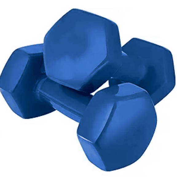 Hexagon Dumbbell - Dumbbells Set of 2 Hand Weights for Home Gym & Strength Training (2-15 lbs Weight Options)