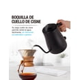 thumbnail image 3 of Tetera Eléctrica CASA LITUS Cuello De Cisne De Acero Inoxidable 1 Litro Negro, 3 of 5
