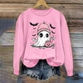 thumbnail image 2 of Fjofpr Sweatshirts for Women Graphic Halloween Sweatshirt for Women 2024 Women's Round Neck Halloween Printed Sweatshirt Long Sleeved Top Sweatshirt Hooded Sweatshirt, 2 of 4