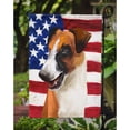 thumbnail image 3 of Carolines Treasures CK6528GF Fox Terrier Smooth Dog American Garden Size outdoor-flags, Multicolor, 3 of 3