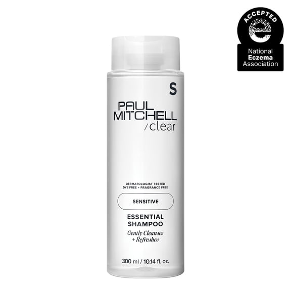 Paul Mitchell Clear Essential Shampoo, Fragrance Free, Dermatologist-Tested For Sensitive Scalp Skin, 10.14 fl. oz.
