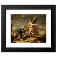 thumbnail image 2 of Cornelis Schut III 14x12 Black Modern Framed Museum Art Print Titled - Shepherd and Archangel in an Extensive Landscape (circa 1668), 2 of 5