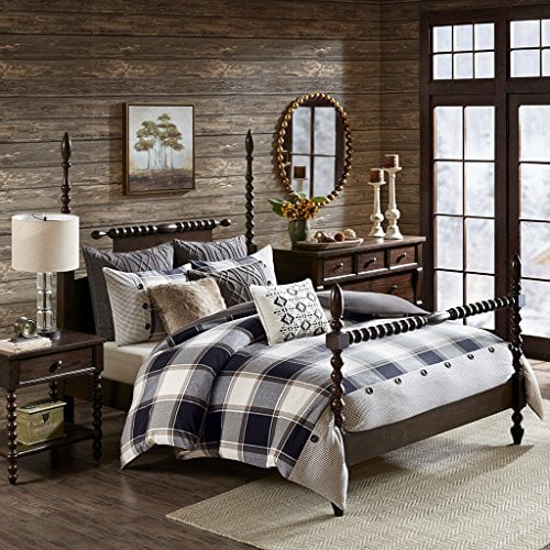 Madison Park Mps10 346 Cotton Jacquard Comforter Set Brown King