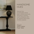 thumbnail image 7 of Maven Lane Arthur Traditional Wooden Console Table in Antiqued Black Finish, 7 of 7