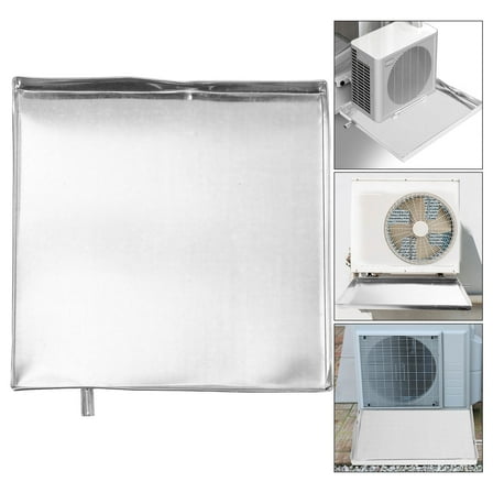 LOLIPPYY Portable Air Conditioner Drip Pan Square Silver Iron 1Pcs Water Collection