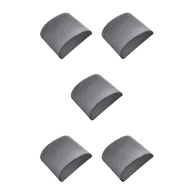 Cojín de Cintura Billuyoard Cómodo para Sillas de Comedor Gamuza Gris