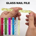 thumbnail image 2 of 5Pcs Glass Nails File with Case Double Sided Files Professional Glass File Nails Pedicure Manicure For Women, 2 of 8