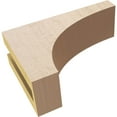 thumbnail image 6 of 3"W x 9"D x 6"H Classic Huntington Rough Cedar Woodgrain TimberThane Corbel, Primed Tan, 6 of 6