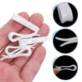 thumbnail image 4 of Unique Bargains Lot de 100 Pinces Crocodiles en Plastique Durable, 1,54 Pieds Pinces à Chemise en Forme de U Blanches Pinces à Linge, 4 of 5