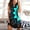 Green, variant on SHOPESSA Summer Dress For Women,Crewneck Dress Sleeveless Cute Ruffle Swing Flowy Beach Sun Mini Tank Short Dresses
