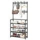 thumbnail image 1 of Rack Organizador Ropa Metálico Zapatera Mueble Perchero Piso, 1 of 8