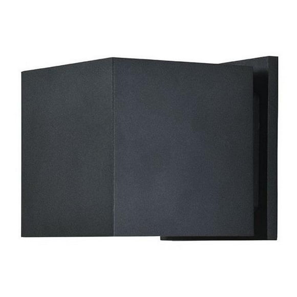 Accesslighting 20399LEDMG-BL Fixation Murale Carrée en Matériau Marin - Noir