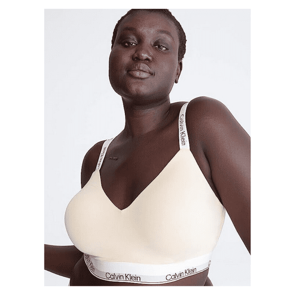Calvin Klein Women's Modern Cotton Naturals Lightly Lined Wireless Bralette, S