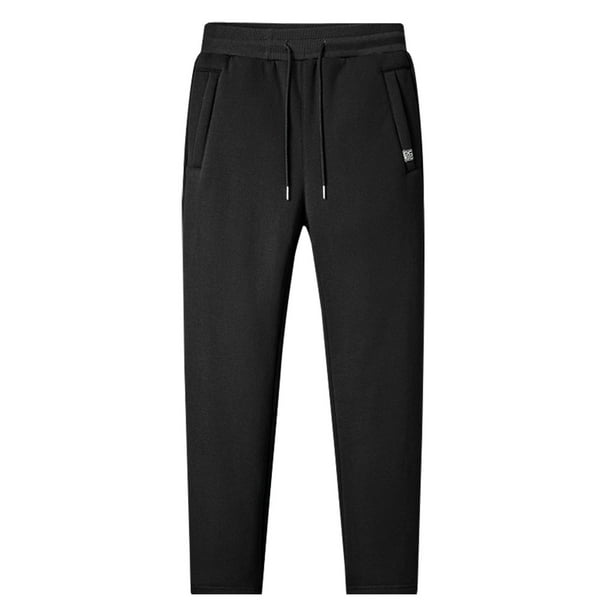 Men's Warm Sweatpants Winter Thick Thermal Fleece Pants Sweatpants Plush  Casual Sweatpants for Men Outdoors (Color : Black, Size : 3X-Large) :  : Clothing, Shoes & Accessories