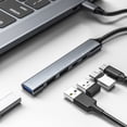 thumbnail image 1 of Zeeyh Type-C Hub 5 In 1 Docking Station, To Usb2.0, Usb3.0, Pd Docking Station, Usb Hub, Suitable For Macbook Pro Air Usb C Distributor, 1 of 8