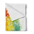 thumbnail image 2 of Rainbow Soft Flannel Fleece Blanket, Multicolored Abstract Tree Seasons of the Year Inspirations Blooming Nature Imagery, Cozy Plush for Indoor and Outdoor Use, 50" x 60", Multicolor, by Ambesonne, 2 of 5