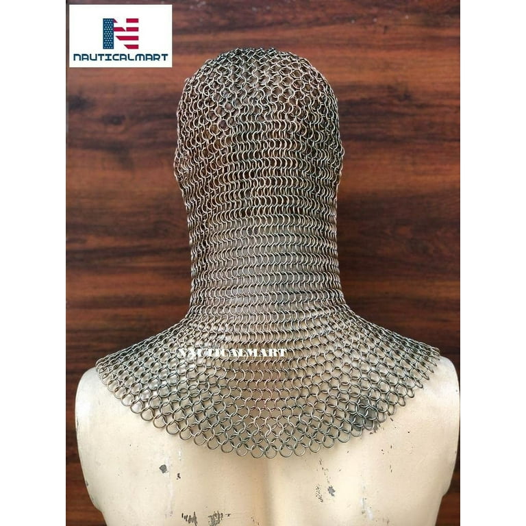 Chainmail Shirts Chainmail Coif Aluminum V-Neck