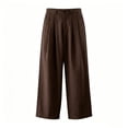 thumbnail image 4 of CONZONE Mens Baggy Pants Wide Leg Pants for Men Trendy Buttons Solid Soft Casual Joggers Pant With Pockets, 4 of 4