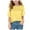 Yellow, variant on Godom Girls T Shirts Short Sleeve Crewneck T-Shirt Tee Kids Tshirts Clothes Summer Tops T-Shirt