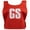 Red/White, variant on Carta Sport  Adult Lettered Netball Training Bib (Pack of 7)