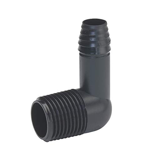 Elbow B&K 169-528 púa de 1/2 pulgada x poliéster MPT de 1/2 pulgada