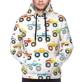 thumbnail image 4 of Hoodies for Men - Cartoon Monster Trucks Long Sleeve Comfrt Men'S Fashion Hoodies & Sweatshirts, Sweatshirts for Men Hoodies Pullover Clothing Clothes with Pouch, 4 of 7