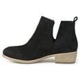 thumbnail image 5 of Journee Womens Rimi Pull On Stacked Heel Booties, Widths Available, 5 of 10
