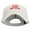 White, variant on Hot Dog Icon Embroidered Low Profile Organic Cotton Cap - Black OSFM