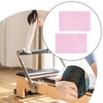 thumbnail image 1 of Quzzie 2 Pieces Pilates Nonslip Exercise Gripper Mat Anti Skid Pad Reformer Machine Nonslip Mat Lightweight PVC Construction for Enhanced Grip Su Pink, 1 of 8