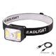 thumbnail image 3 of Lampe Frontale LED USB Rechargeable 1800 mAh,200 Lumens avec 5 Modes D'éclairage Blanc et Rouge, Torche Frontale Puissante Etanche IPX5 pour Course, Camping, Lecture, Bricolage, Cyclisme,Pêche Kuyhfg Bienvenido a Kuyhfg, 3 of 5