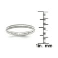thumbnail image 2 of Primal Gold 14 Karat White Gold 3mm Milgrain Comfort Fit Band Size 4.5, 2 of 4