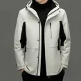 thumbnail image 3 of Chaqueta de plumón ultraligera para hombre, chaqueta de invierno con capucha y relleno de plumón de pato, novedad de 2024, para hombre, 3 of 5